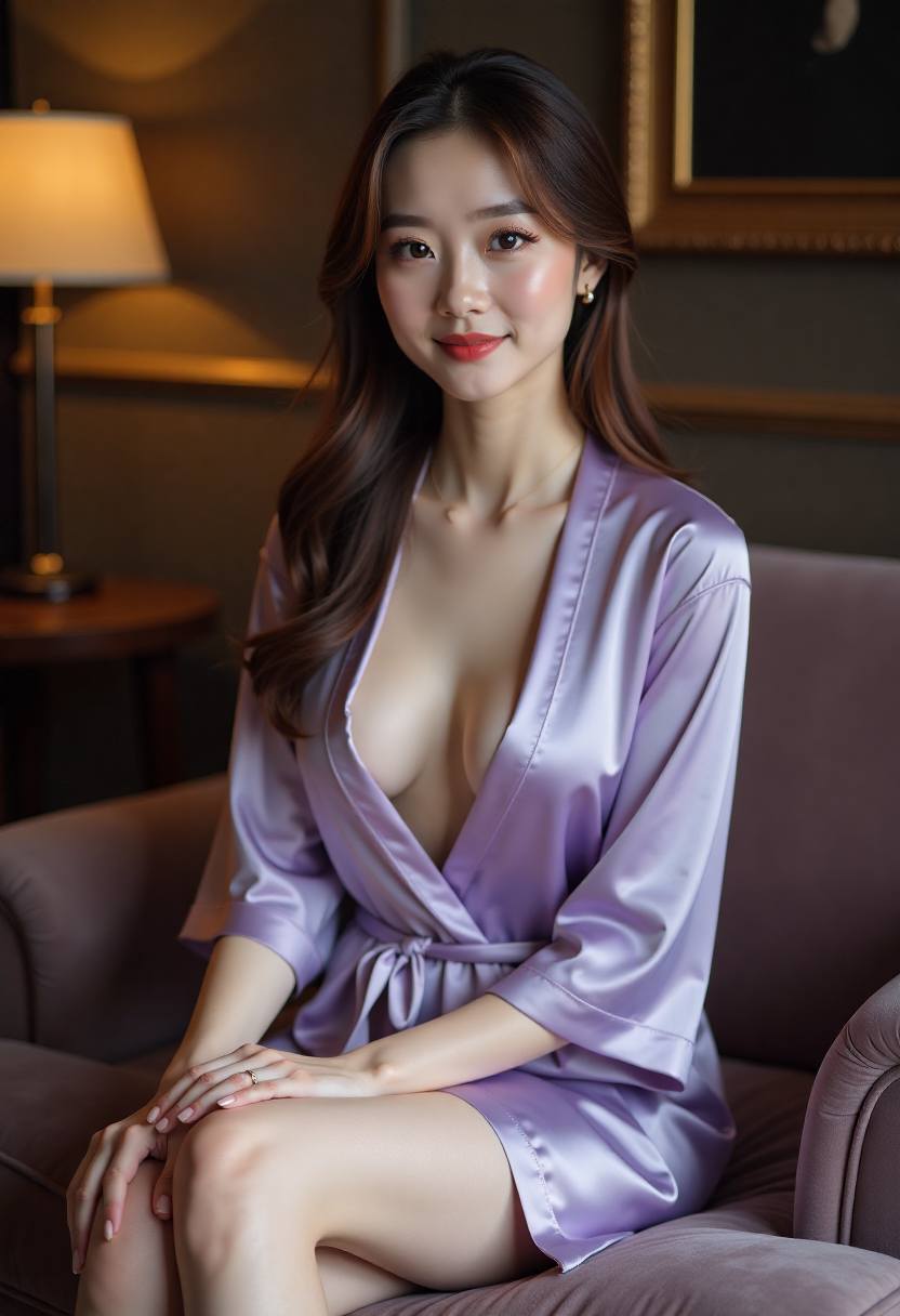 一家人夜间分拣的缩略图